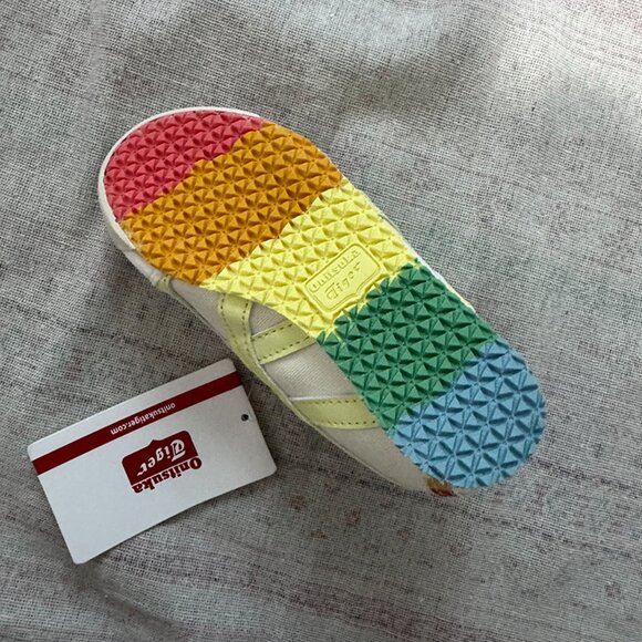 Ontisuka Tiger Paraty Rainbow White Canvas Shoes - Picture 9 of 9